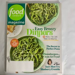 Food Network Magazine September 2022 Easy Breezy Dinners Pesto Cheeseburgers Kid